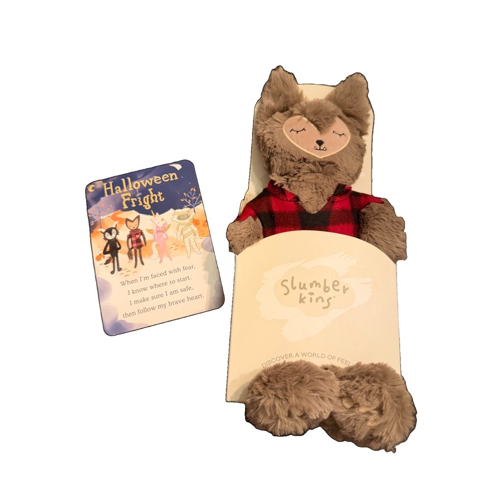 Slumberkins Werewolf Kin Limited Edition Retired Halloween 14" Plush NEW